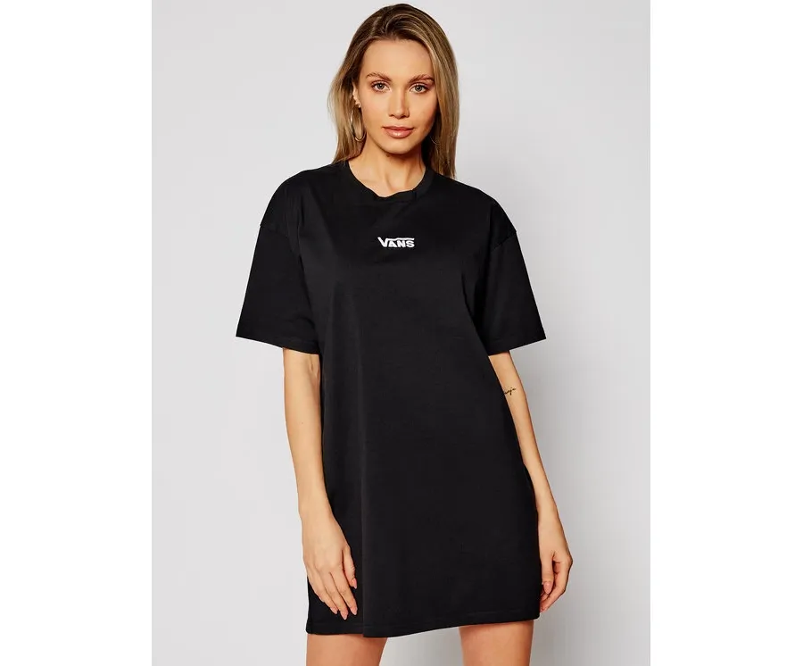 obrazek 1 Vans Sukienka codzienna Center Vee Tee VN0A4RU2 Czarny Oversize
