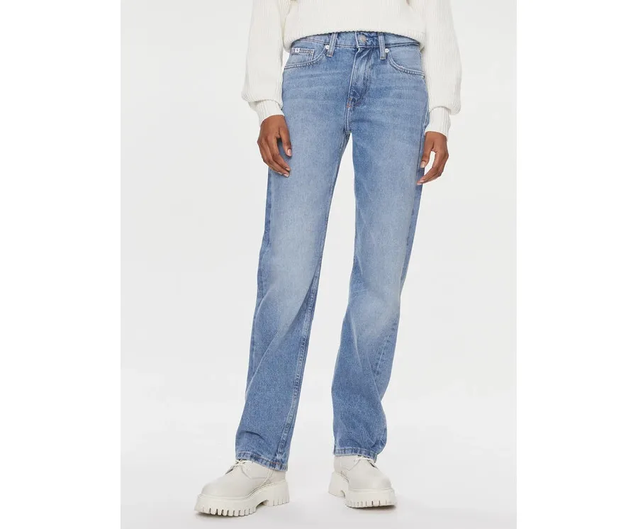 obrazek 1 Calvin Klein Jeans Jeansy J20J221222 Niebieski Straight Fit