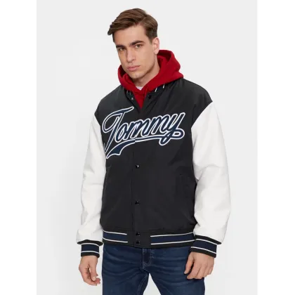 Zdjęcie Tommy Jeans Kurtka bomber Letterman DM0DM17880 Czarny Regular Fit