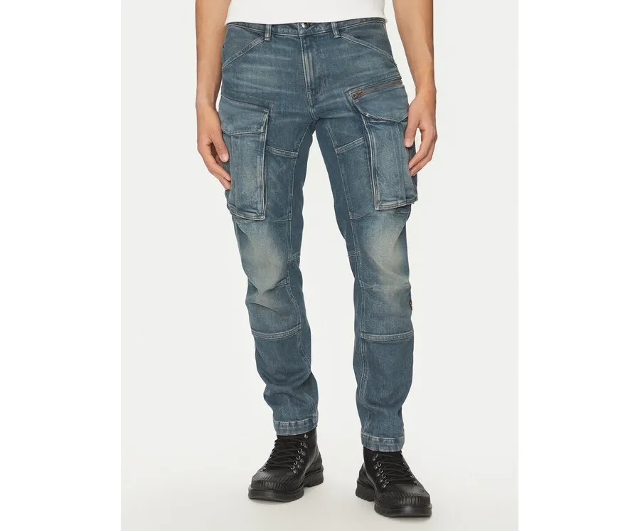 obrazek 1 G-Star Raw Jeansy Rovic Zip 3D D23077-D775 H139 Niebieski Regular Fit