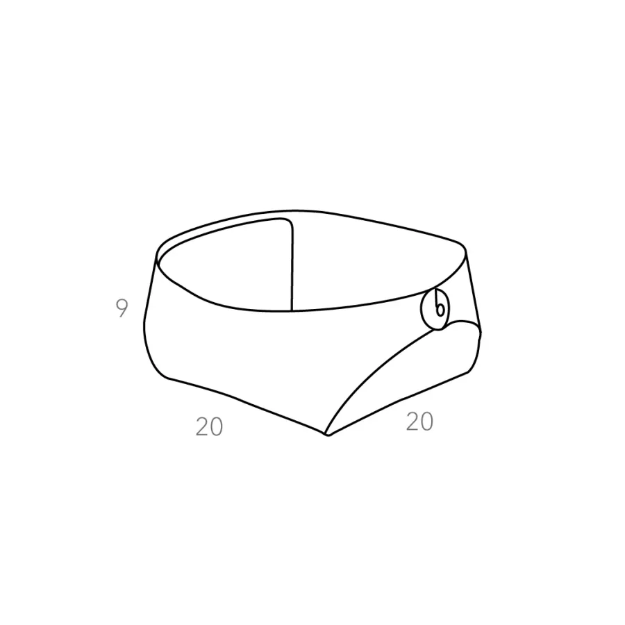 obrazek 4 Bordowy koszyk Flora wykonany z naturalnej skóry