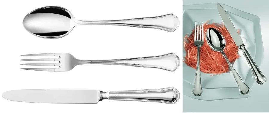 obrazek 3 Łyżka do owoców - 18 cm, wykonana ze srebra - sklep Luxury Products