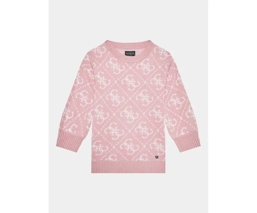 obrazek 1 Guess Sukienka codzienna K3BK28 Z39N0 Różowy Regular Fit