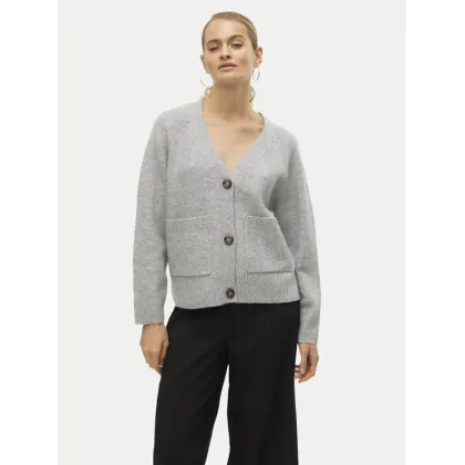 Zdjęcie Vero Moda Kardigan Boom 10320457 Szary Loose Fit