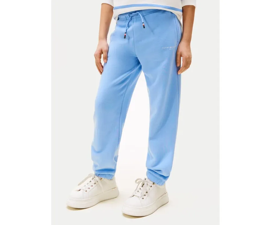 obrazek 1 Tommy Hilfiger Spodnie dresowe KS0KS00596 Błękitny Regular Fit