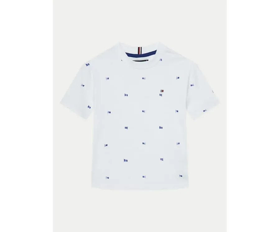 obrazek 1 Tommy Hilfiger T-Shirt KB0KB09353 S Biały Regular Fit