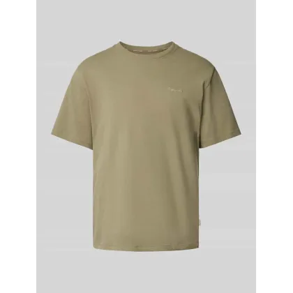 Zdjęcie T-shirt z wyhaftowanym logo model ‘Connor’
