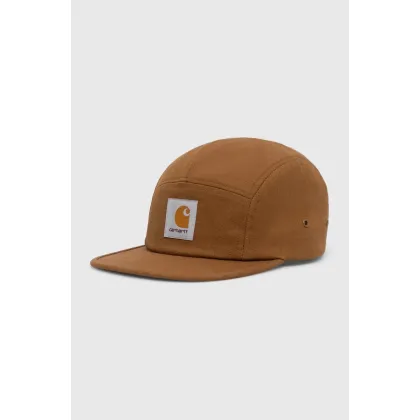 Zdjęcie Carhartt WIP czapka z daszkiem Backley Cap kolor brązowy z aplikacją I016607.HZXX