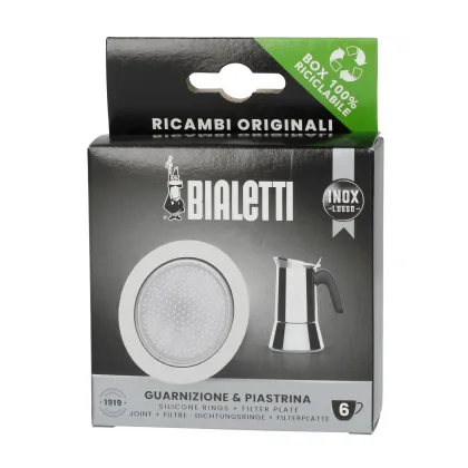 Zdjęcie Bialetti - Uszczelka + sitko do kawiarek stalowych Bialetti 6tz BIALETTI