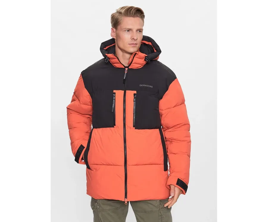 obrazek 1 Didriksons Kurtka zimowa Hilmer 504240 Pomarańczowy Regular Fit