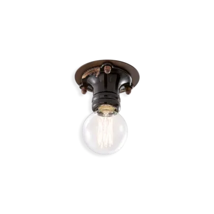 Zdjęcie Stylowa lampa sufitowa-plafoniera Pipes z Włoch