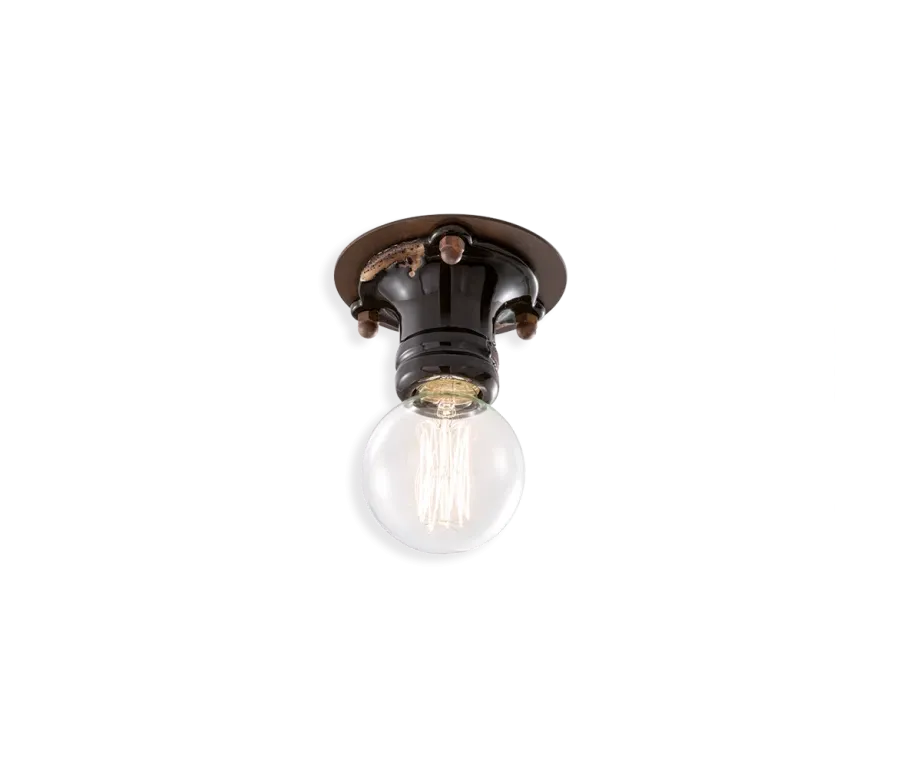 obrazek 1 Stylowa lampa sufitowa-plafoniera Pipes z Włoch
