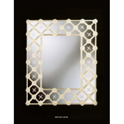 Zdjęcie Cudowne włoskie lustro Murano