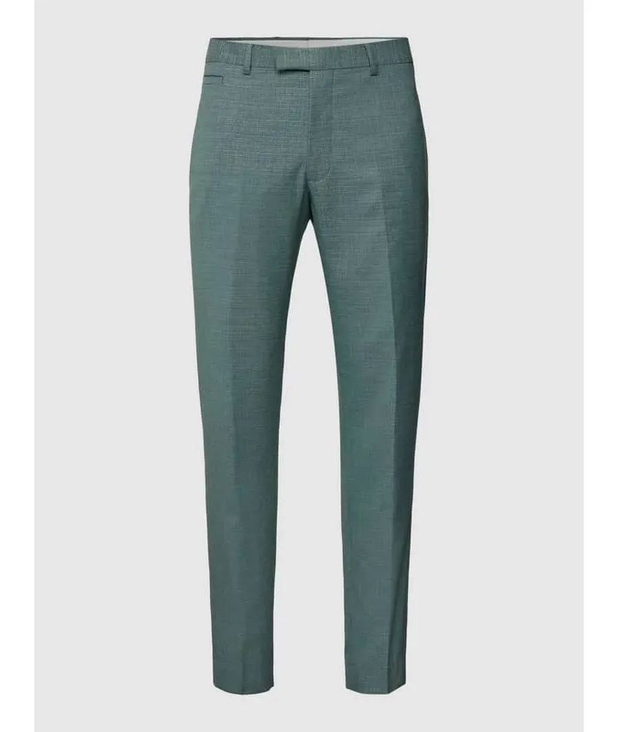 obrazek 1 Spodnie do garnituru o kroju slim fit w kant