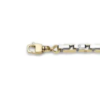 Picture Bracelet for a man made of 18 carat gold - Maxioro