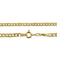 Zdjęcie Elegancki łańcuszek unisex z żółtego złota (45 cm)