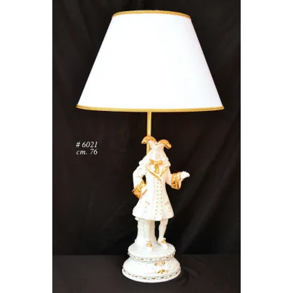 Picture Decorative lamp - ceramic and gold