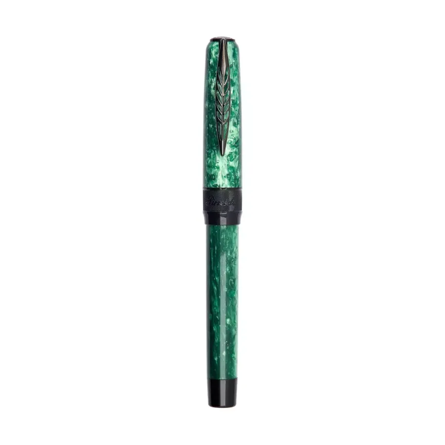 obrazek 2 Piękne pióro wieczne Rock- Black Green włoskiego producenta