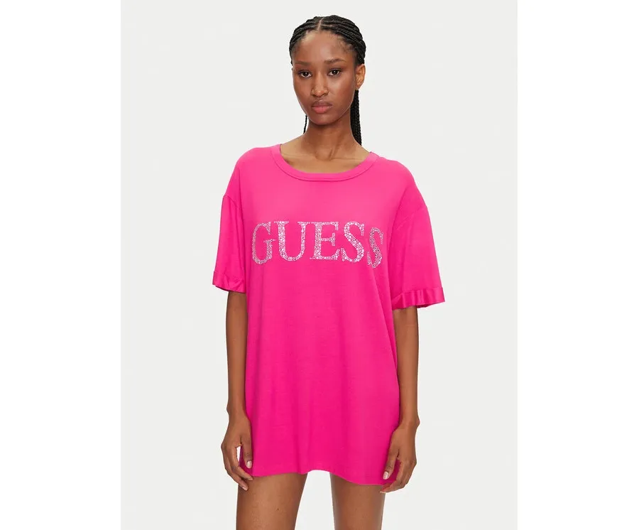 obrazek 1 Guess T-Shirt E5GI07 K68D2 Różowy Regular Fit