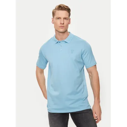 Zdjęcie KARL LAGERFELD Polo 745028 542232 Niebieski Regular Fit