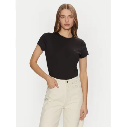 Zdjęcie Calvin Klein T-Shirt K20K208049 Czarny Slim Fit