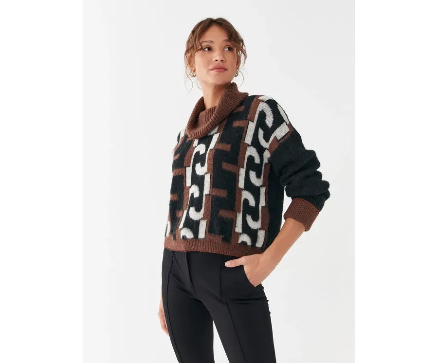 obrazek 1 Liu Jo Golf CF3333 MAG94 Kolorowy Relaxed Fit