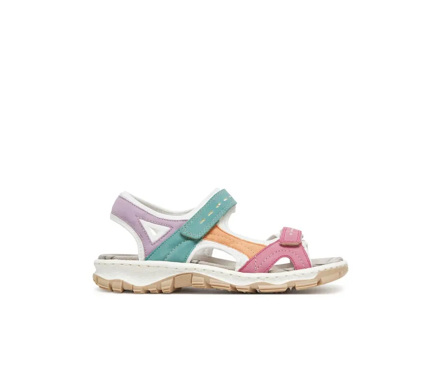 obrazek 1 Rieker Sandały 68866-92 Różowy