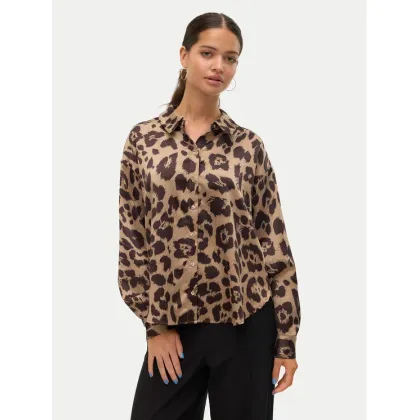 Zdjęcie Vero Moda Koszula Merle 10316597 Brązowy Loose Fit