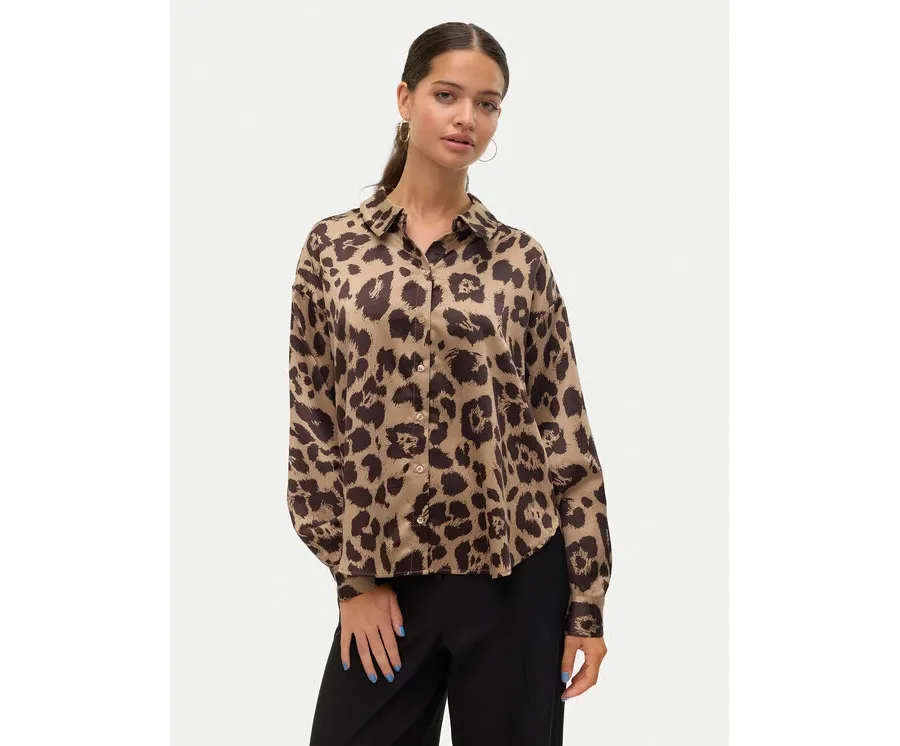 obrazek 1 Vero Moda Koszula Merle 10316597 Brązowy Loose Fit