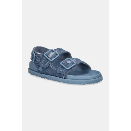 Zdjęcie Birkenstock 1774 sandały Milano Stone Washed Denim damskie kolor niebieski 1028720