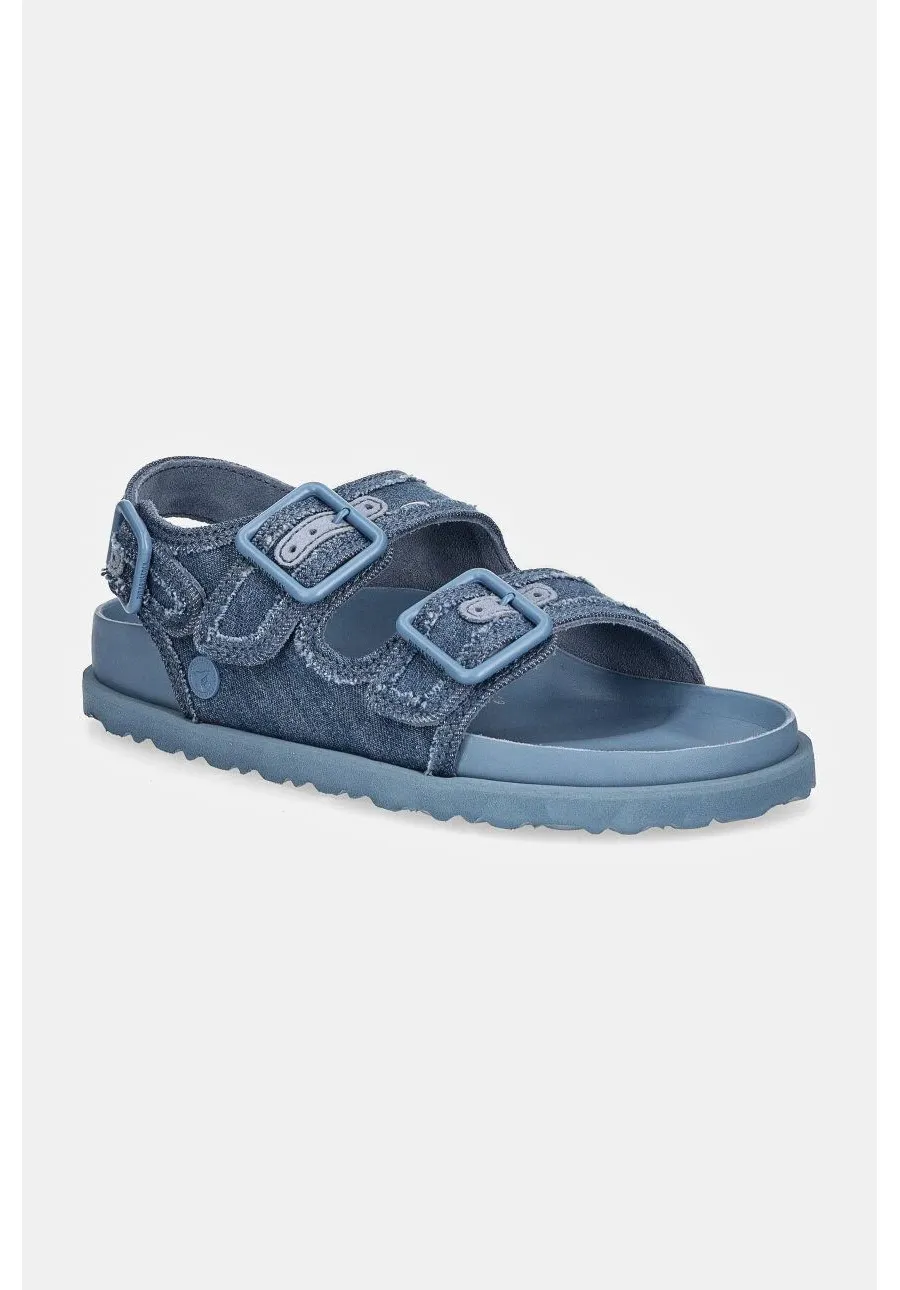 obrazek 1 Birkenstock 1774 sandały Milano Stone Washed Denim damskie kolor niebieski 1028720