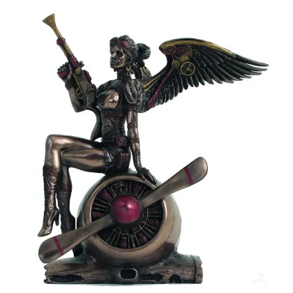 Zdjęcie Fantastyczna ozdoba - steampunkowa kobieta na śmigle