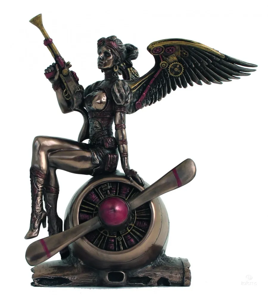 obrazek 1 Fantastyczna ozdoba - steampunkowa kobieta na śmigle