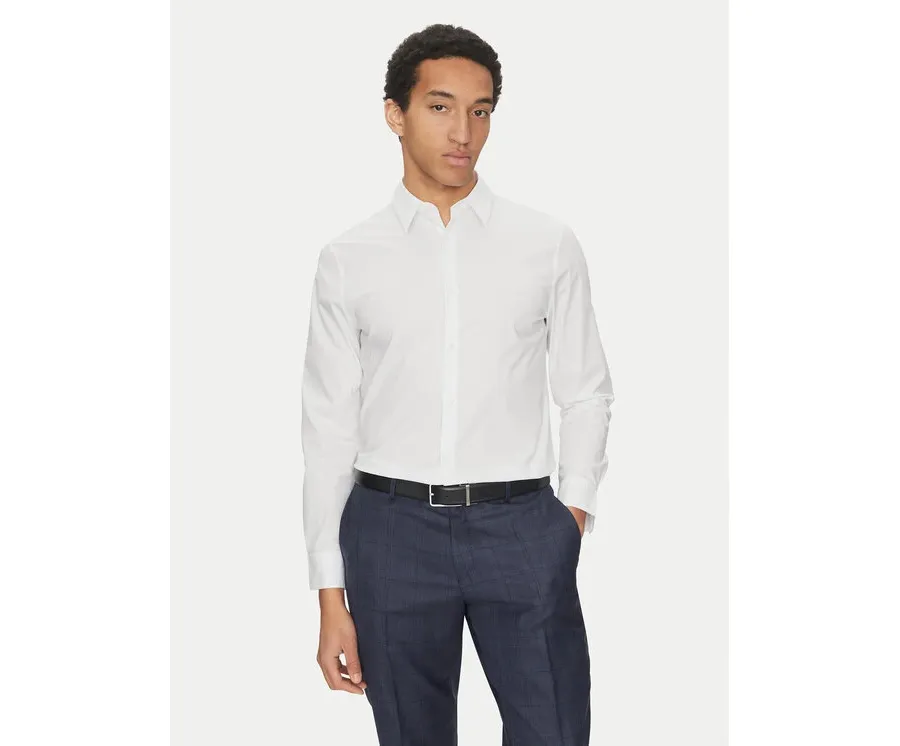 obrazek 1 Calvin Klein Koszula LV04LB145G Biały Slim Fit