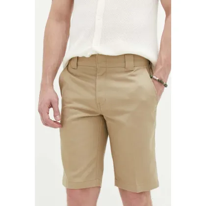 Zdjęcie Dickies szorty męskie kolor beżowy DK0A4XNFKHK1-KHAKI