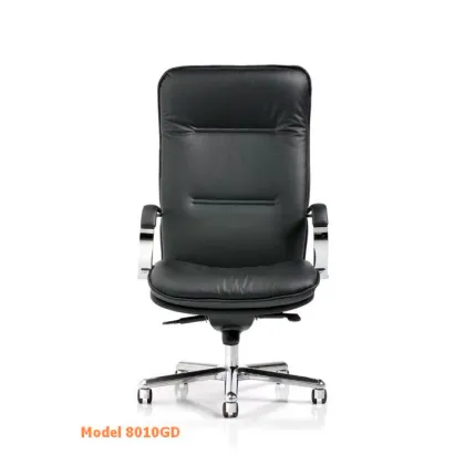 Picture Classic leather office chair with castors