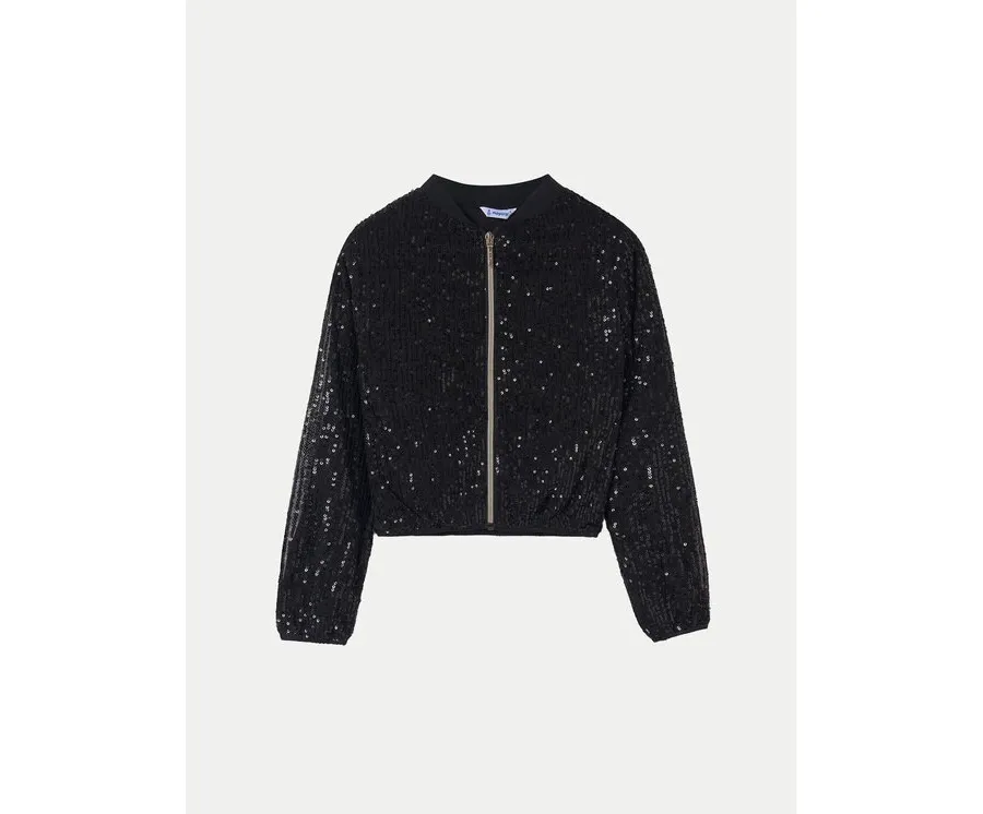 obrazek 1 Mayoral Kurtka bomber 7474 Czarny Regular Fit