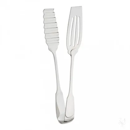 Zdjęcie Luksusowe platerowane srebrem szczypce do szparagów - Zaramella Argenti