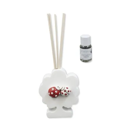 Picture Stylish diffuser in the shape of a tree with ladybugs and black orchid perfume 15 ml
