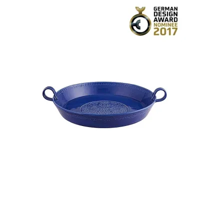Zdjęcie Wyjątkowa wzorzysta miska ceramiczna z uchywtami - Bordallo Pinheiro