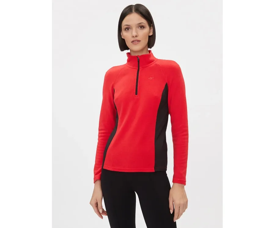 obrazek 1 4F Bielizna termoaktywna górna 4FAW23UFLEF032 Czerwony Slim Fit