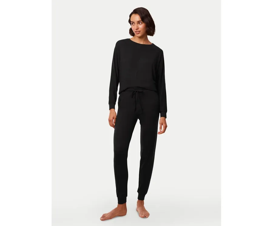 obrazek 1 Triumph Spodnie piżamowe Cozy Comfort 10216531 Czarny Regular Fit
