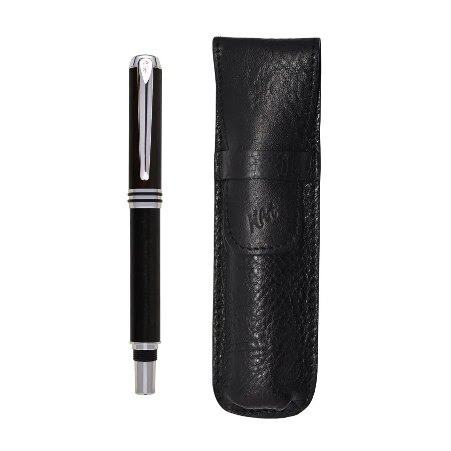 obrazek 2 Elegancki długopis z drewna Hebanowego - Antea Roller Ebano - M'Art