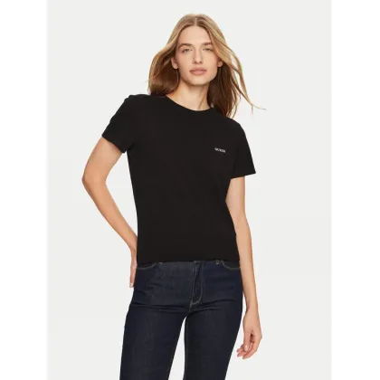 Zdjęcie Guess T-Shirt V4BI04 KCBF1 Czarny Slim Fit