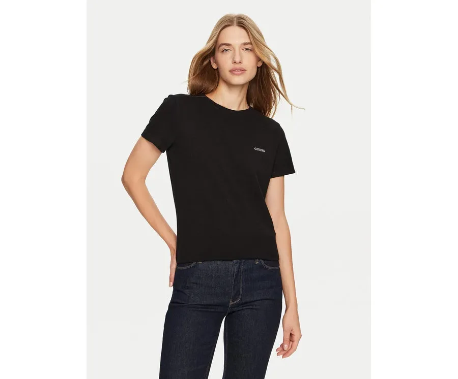 obrazek 1 Guess T-Shirt V4BI04 KCBF1 Czarny Slim Fit