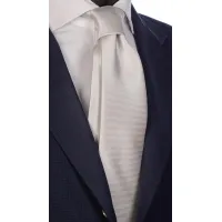 Picture Italian silk tie with horizontal stripes