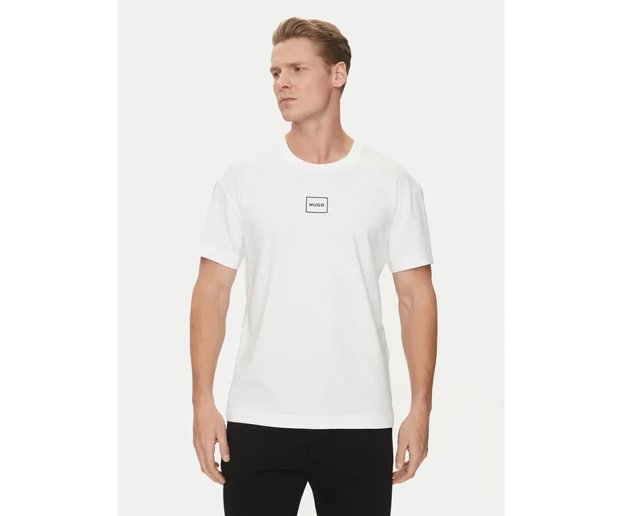 obrazek 1 HUGO T-Shirt Laze 50525236 Biały Regular Fit