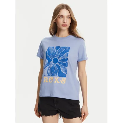 Zdjęcie Roxy T-Shirt ERJZT05911 Niebieski Regular Fit