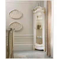 Picture 1-door display cabinet (angular), lighting included - Casa + 39