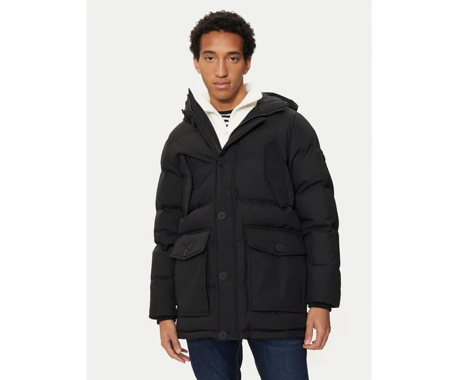 obrazek 1 Tommy Hilfiger Kurtka zimowa Essential MW0MW37483 Czarny Regular Fit